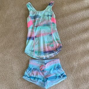Ivivva Tank Top and Shorts Set